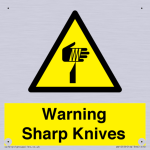 Warning Sharp Knives